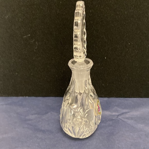 Hafbauer German perfume bottle (empty) vintage bottle seashell 24% lead crystal - Picture 4 of 8